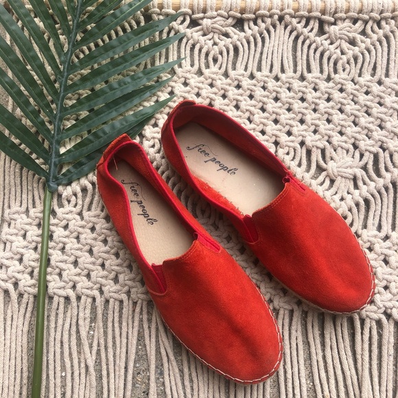 Free People Espadrille Suede Flats Size 40 - Picture 2 of 8